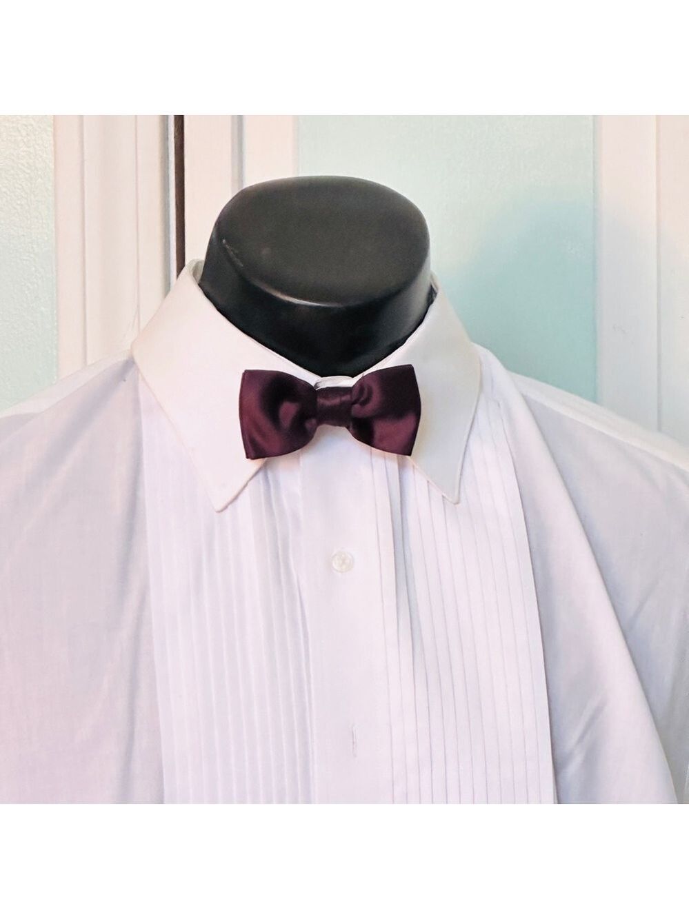 Berry Reddish Purple Wedding Tuxedo Pre Tied clip on Bow tie bowtie kids boys